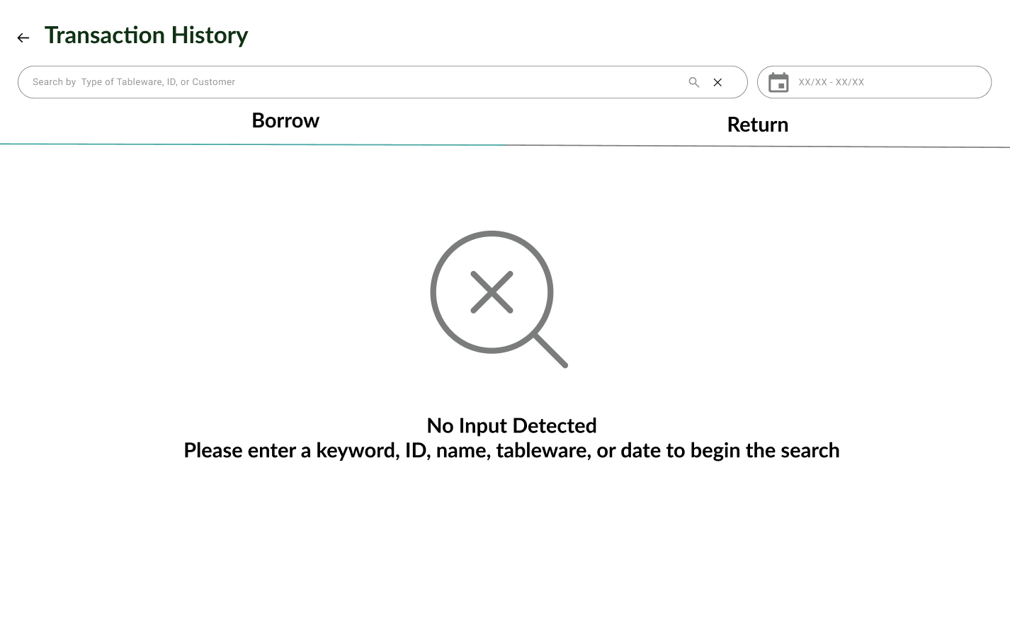 Search Empty State