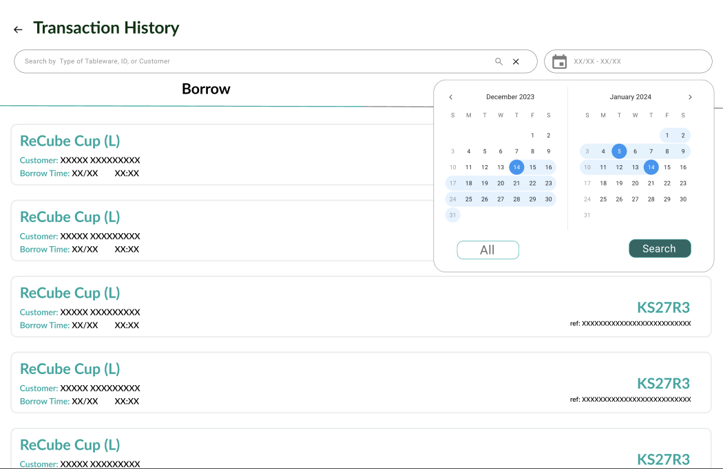 Search Interface 1